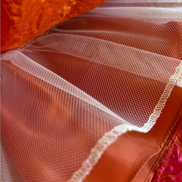 Rare Editions Girls Size 8 Fuchsia/Orange Sleeveless Dress -New with Tag - Picture 6 of 9